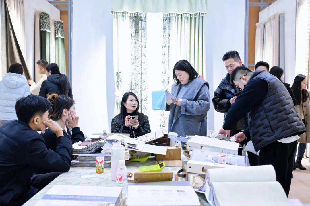 有实效第十五届柯桥窗帘展完美交卷！爱游戏爱体育收官参展效果好、采购(图9)