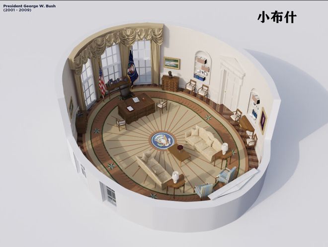 白宫“椭圆形办公室”演变史！爱游戏app最新登录入口美国(图4)