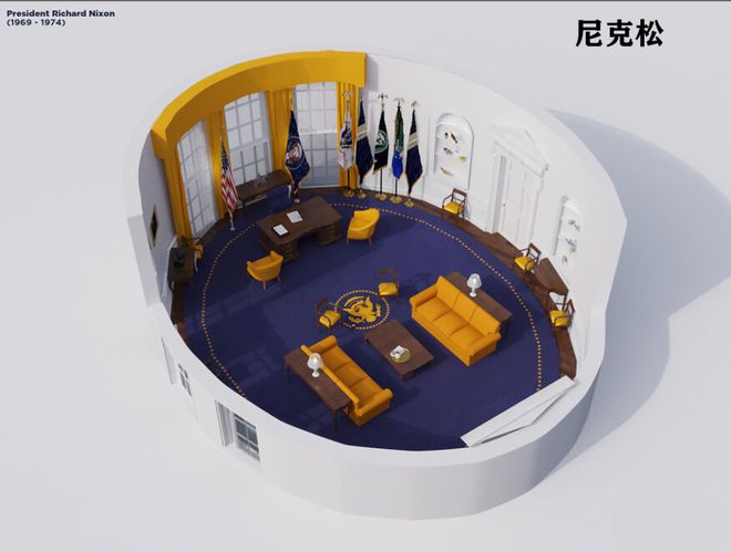 白宫“椭圆形办公室”演变史！爱游戏app最新登录入口美国(图26)
